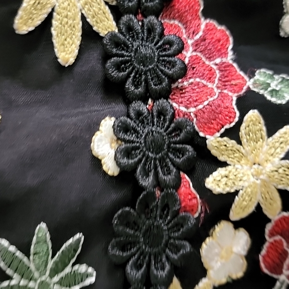 Alex Marie Lindsey sz 8 sheer and Embroidered floral dress - Picture 7 of 15